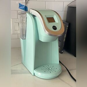 Light blue Keurig.